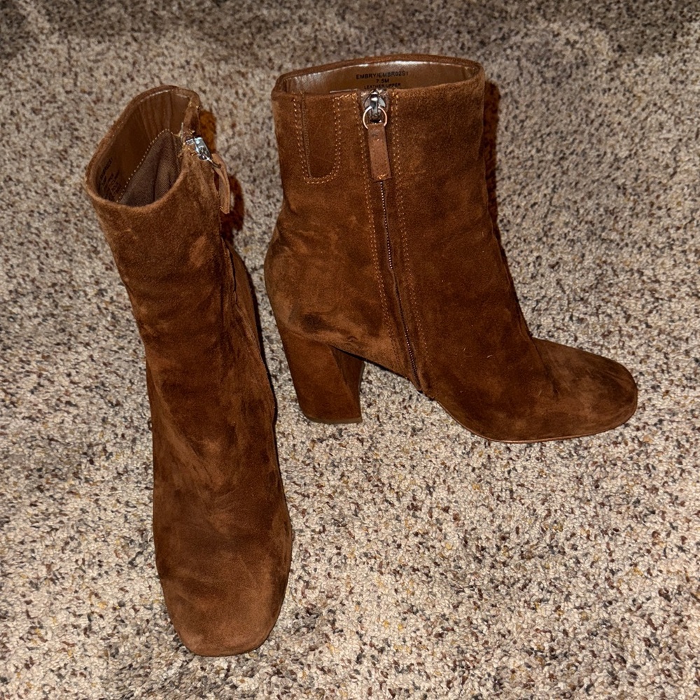 Steve Madden Dark Brown Heeled Boots